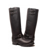 Double Strap Leather Boots