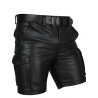 Leder Cargo Short