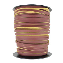 Eckige Lederschnur Rolle 25 m