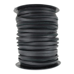 Eckige Lederschnur Rolle 25 m