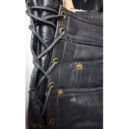 Second Hand Lederschnür Jeans