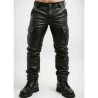 Leather Cargo Pants
