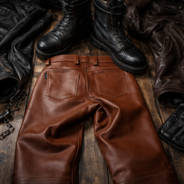 Pocket Brown Leather...