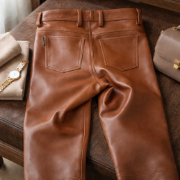 Pocket Brown Leather