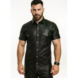 Leather Uniform Shirt