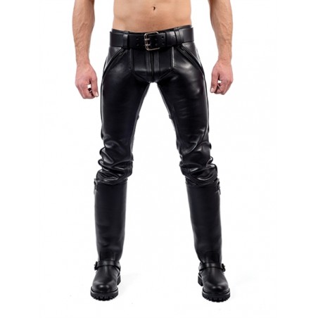 Mister B Leather FXXXer Jeans All Black